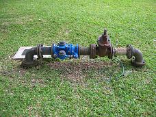 Water meter & valve installation