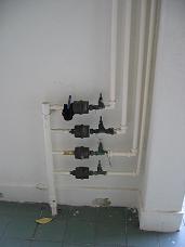 4 water meters in paraller